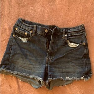 High rise shorts
